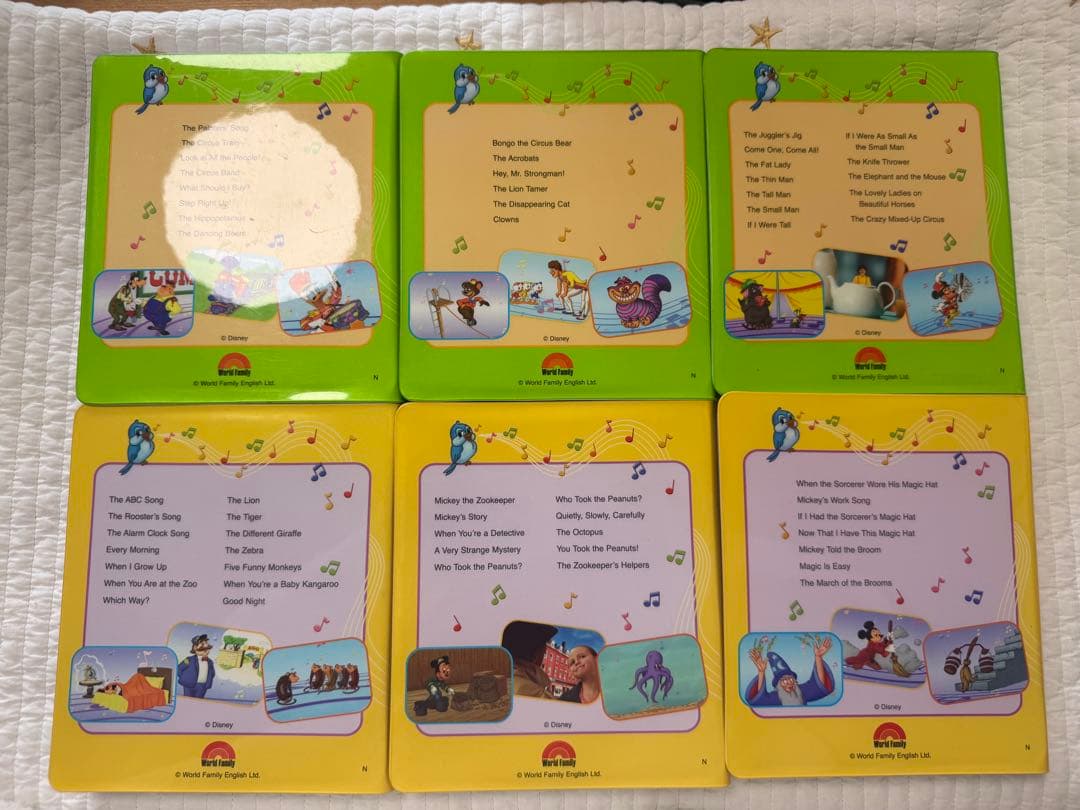 ディズニー英語システム シングアロング DVD 新子役 動作確認済み