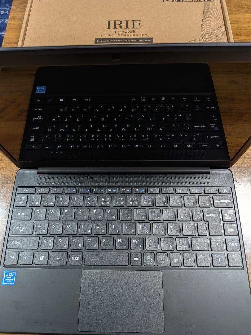 ノートパソコン IRIE FFF-PC03B 初期化済 おまけ16GBのSD