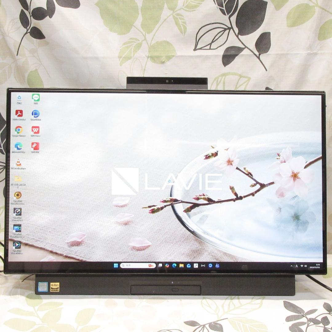 大画面27インチWin11公式対応i7/メ16/新品SSD/BD/地デジBSCS