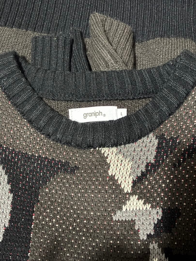 Lサイズ 　エヴァンゲリオン　サキエル　ニット　 グラニフ