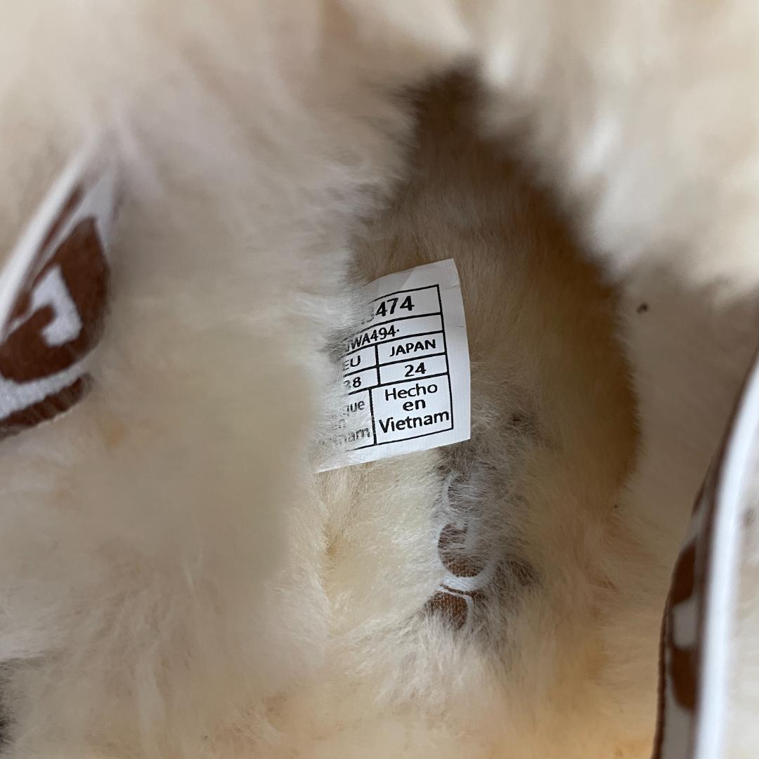 UGG レディース ファンケット 3cm厚底 サンダル クロッグ 24cm