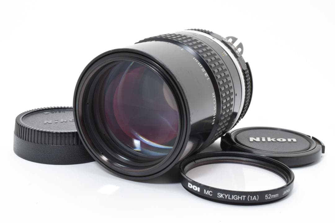 美品 ニコン Ai NIKKOR 135mm f2.8 MF レンズ　M907