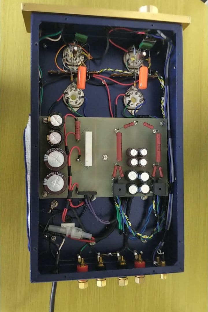 自作 6B4G シングル真空管アンプ