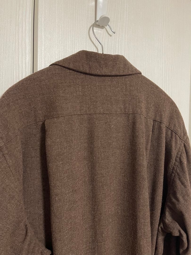 Pendleton 60s 無地 ボードシャツ ブラウン XL