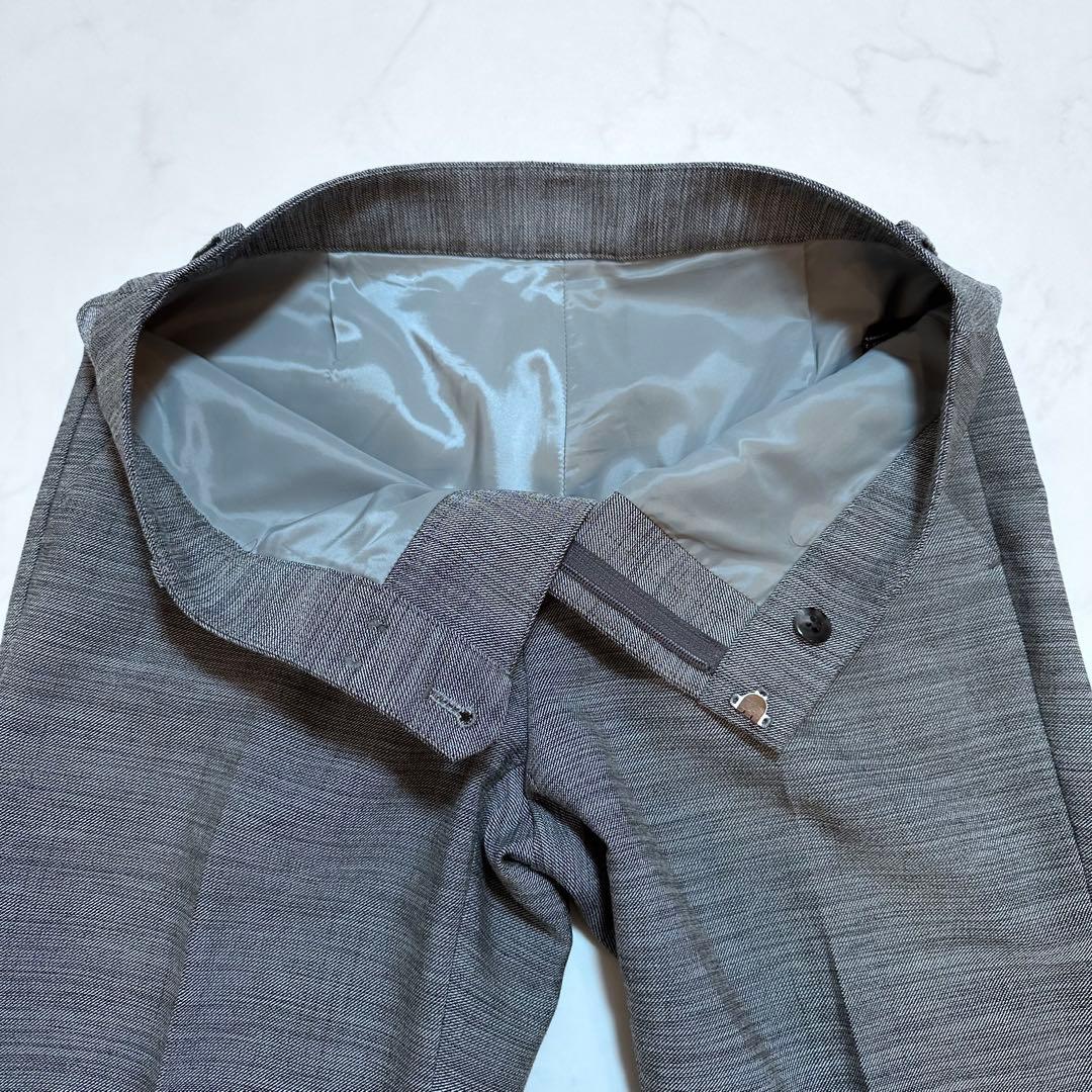 グリーンレーベルリラクシング セットアップ パンツスーツ 手洗い可 グレー 36