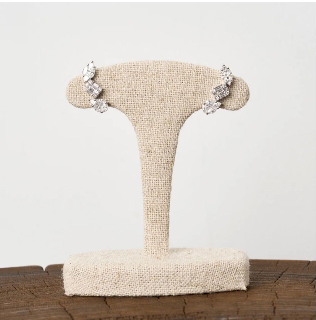 Sinmeダイヤモンド 3ピースピアス (石田ゆり子さん着用)330000円