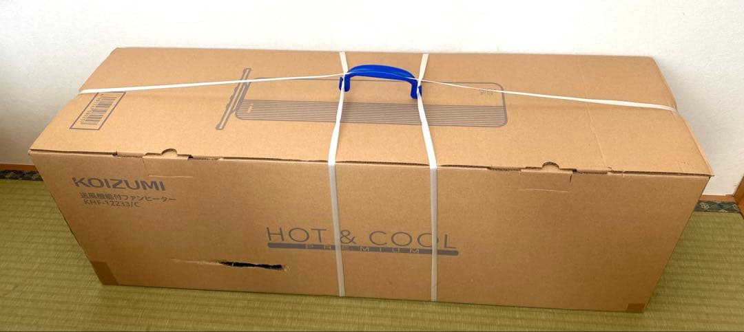 コイズミ 電気ファンヒーター ホット&クールDCモーター KHF-12233/C