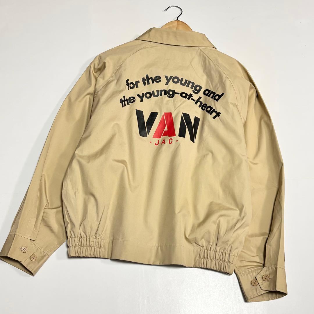 グッチ VAN バン ヂャケット　ベージュ系スイングトップ　ハリントンジャ