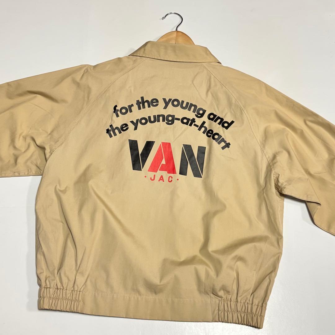 グッチ VAN バン ヂャケット　ベージュ系スイングトップ　ハリントンジャ