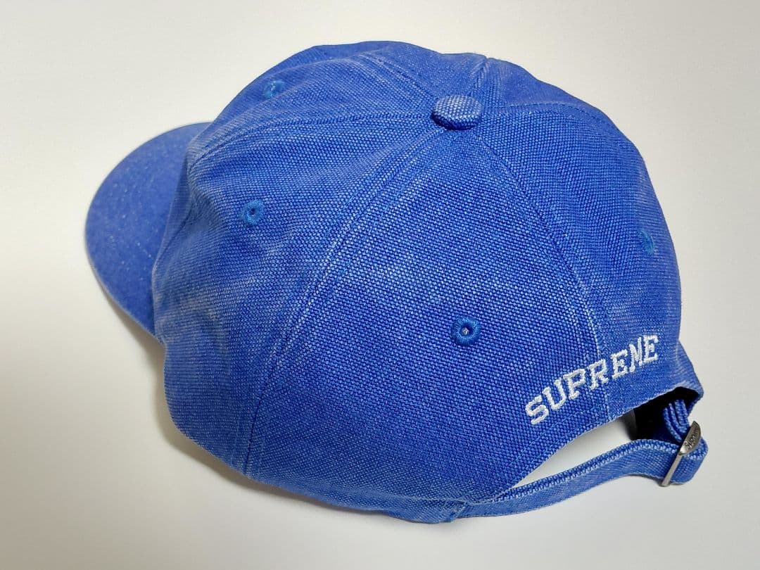 美品　Supreme　Pigment　Canvas　S Logo　6-Panel