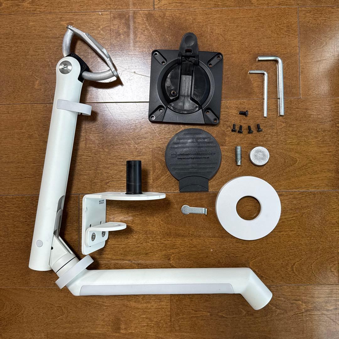 ハーマンミラー フロー モニターアーム アーム スプリング式 ホワイト