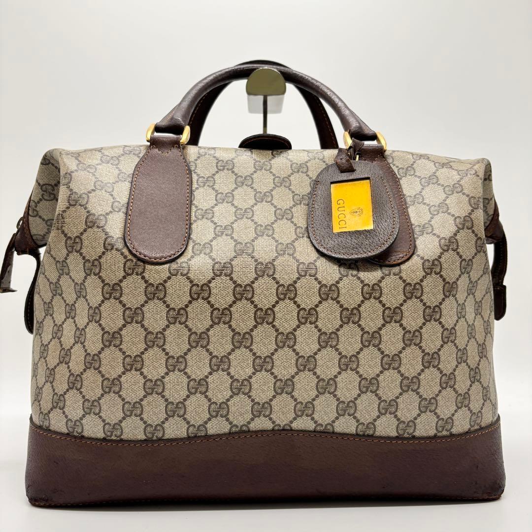 希少 ✨ GUCCI ボストンバッグ PVC GGスプリーム