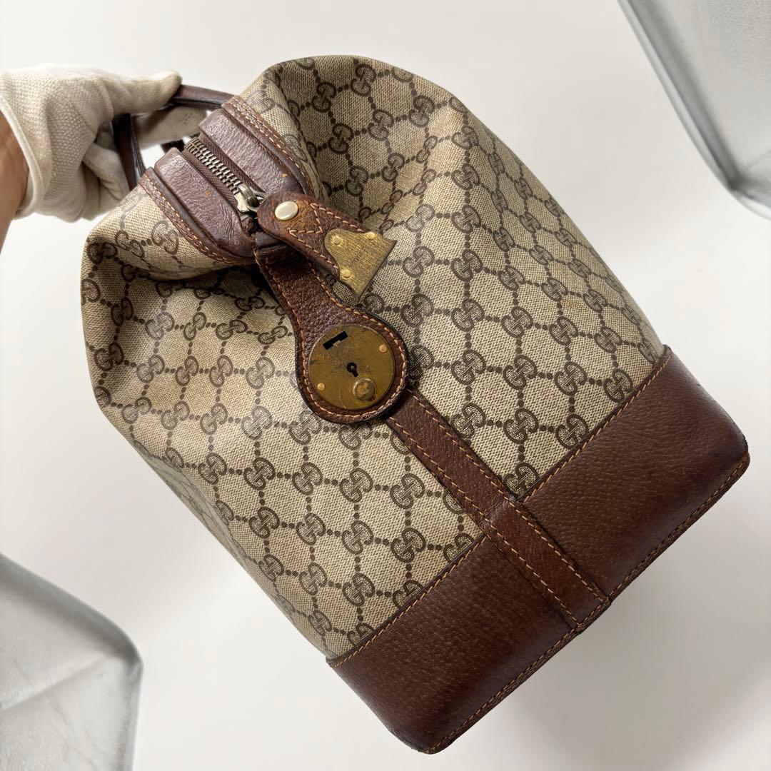 希少 ✨ GUCCI ボストンバッグ PVC GGスプリーム