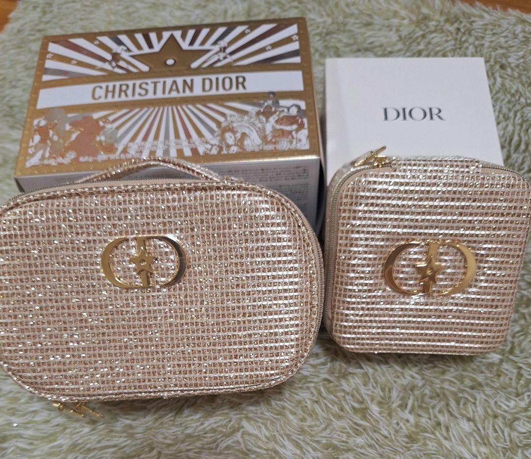ディオール　ホリデー　2025 クリスマス限定　ポーチ＆ジュエリーBOX