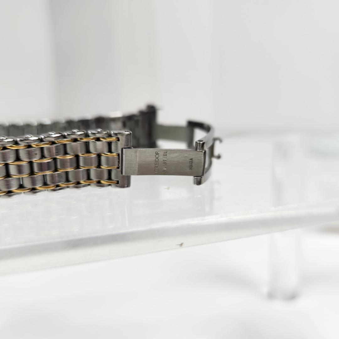 SEIKO クレドール 5A70-0040 K18ベゼル クォーツ腕時計