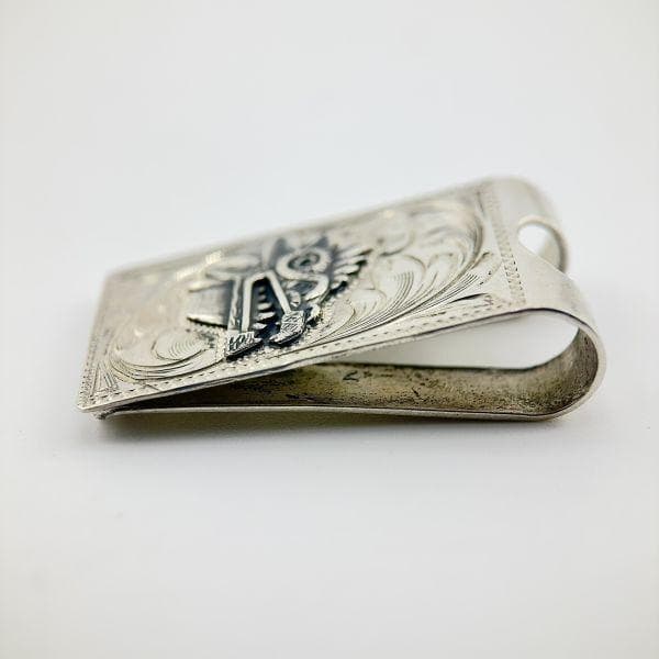 M1169 Mexico PLAFINA アステカ 鳥 マネークリップ