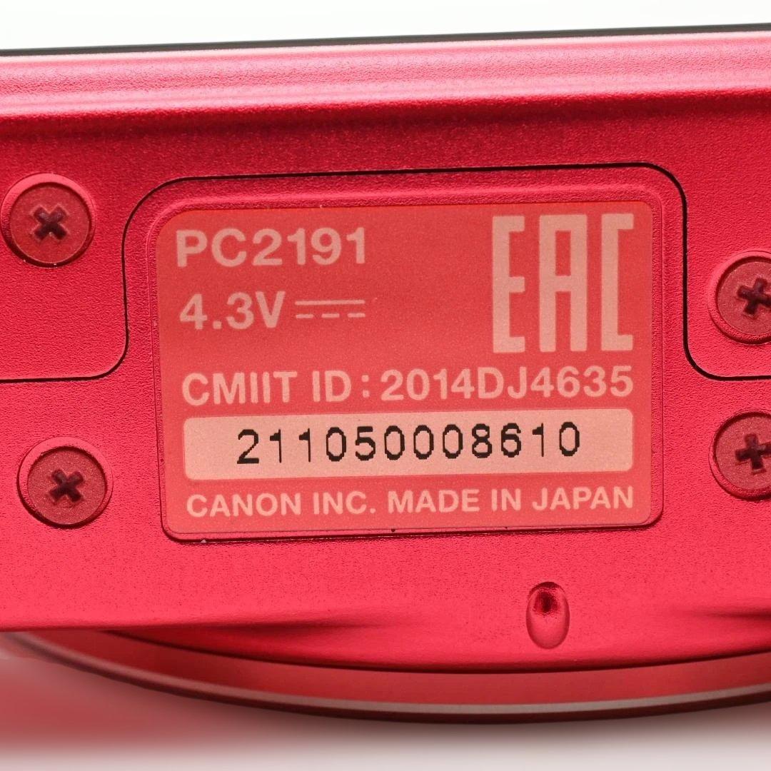 【美品・カメラケース】 Canon PowerShot SX610 HS レッド