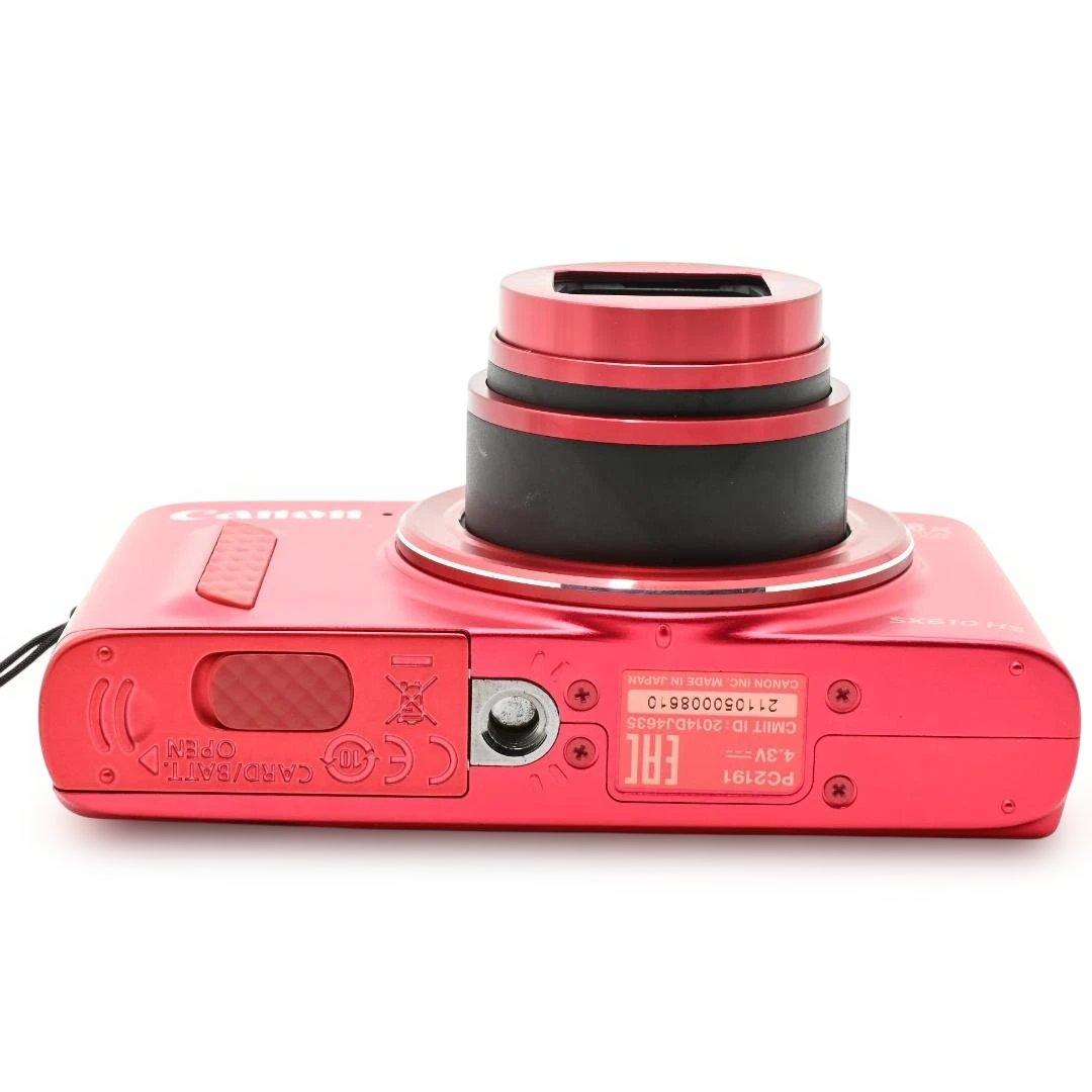 【美品・カメラケース】 Canon PowerShot SX610 HS レッド