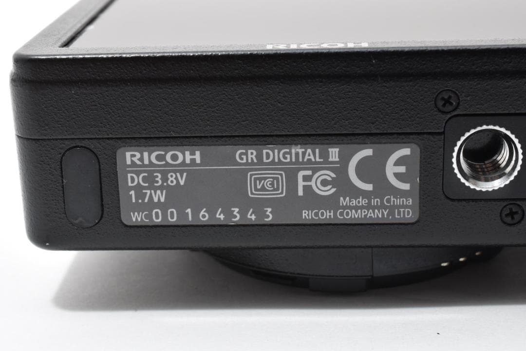 美品 リコー　RICOH GR DIGITAL III S数2592回 1539