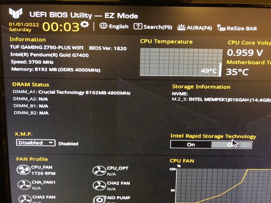 ASUS TUF GAMING Z790-PLUS WIFI【訳あり/保証あり】