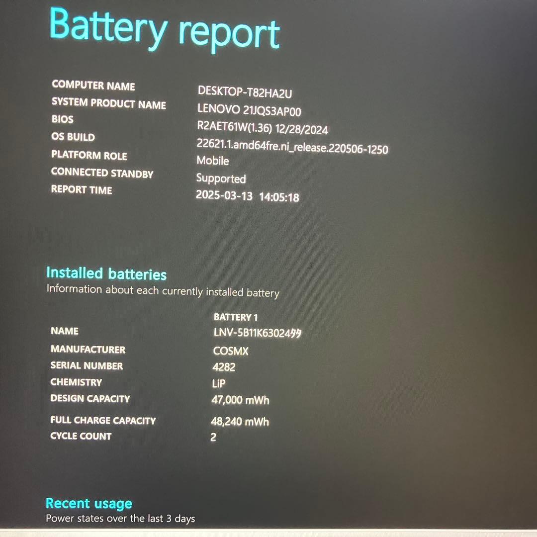 極美品 ThinkPad E16 13世代 16インチ WUXGA office