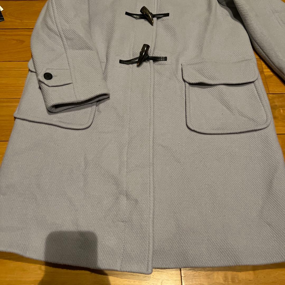 新品未使用☆アクアスキュータム13号グレー ダッフルコート トグルボタン付き