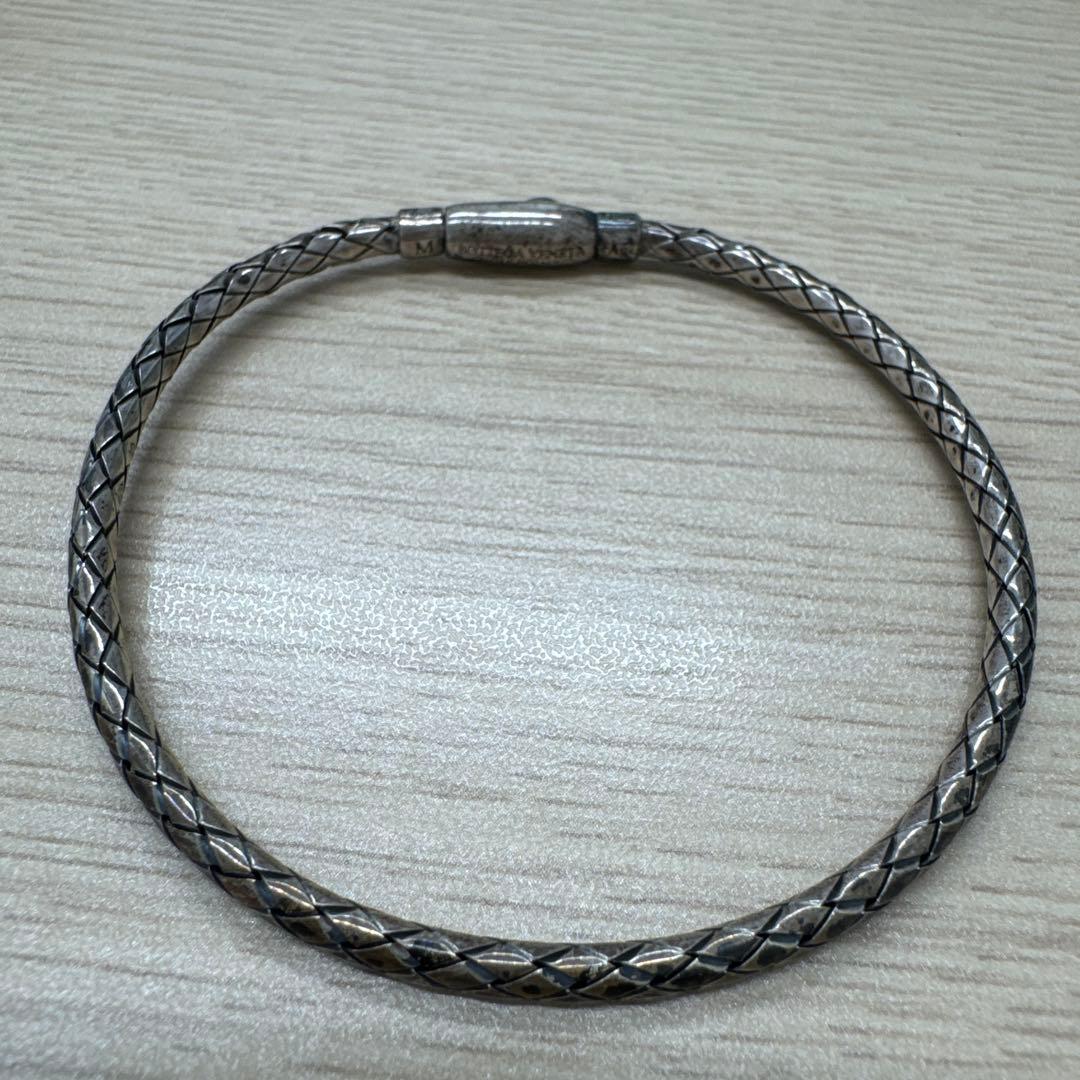 ボッテガヴェネタ イントレチャート　ブレスレット　　925シルバー　M