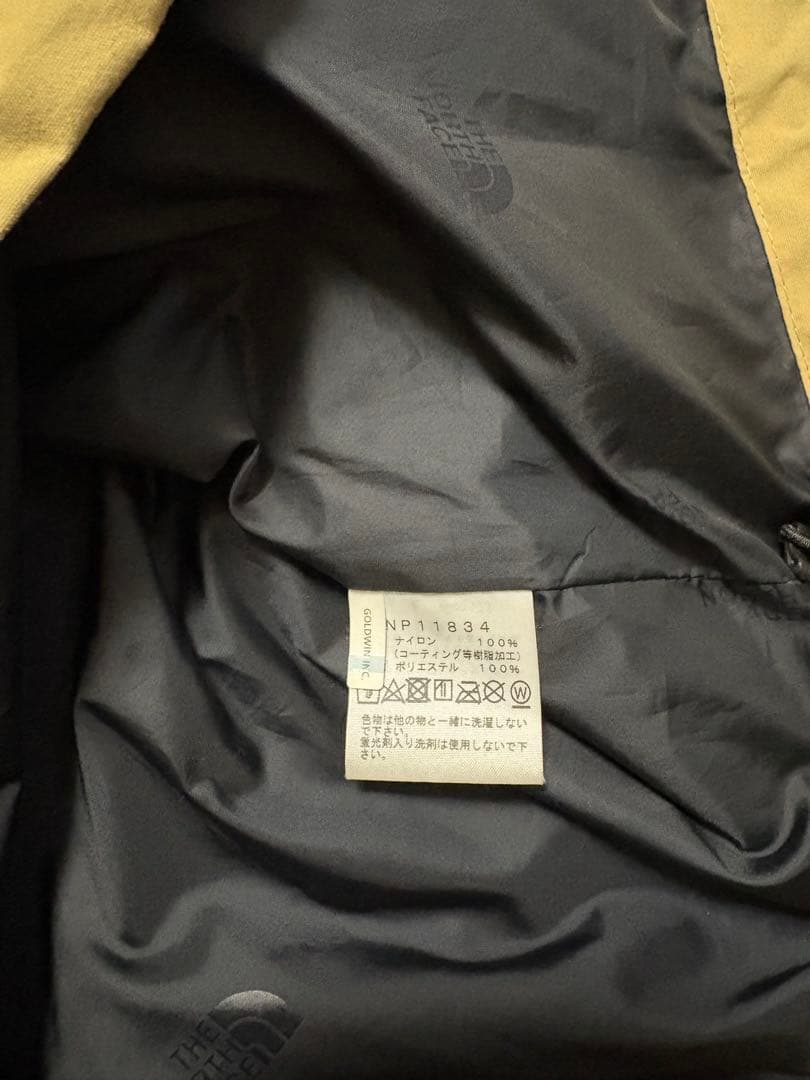 ノースフェイス マウンテンライトジャケット NP11834 K ケルプタン　S