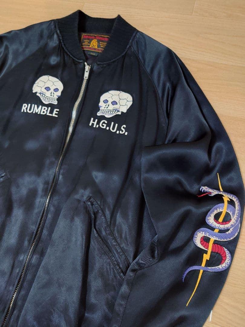 HYSTERICGLAMOUR ヒステリックグラマー スカジャン Sサイズ 黒