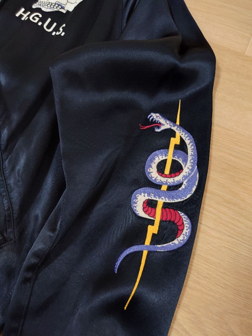 HYSTERICGLAMOUR ヒステリックグラマー スカジャン Sサイズ 黒