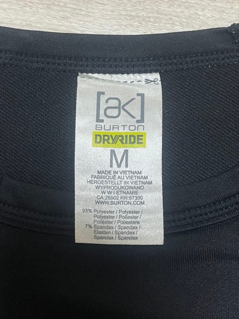 BURTON [ak] ベースレイヤー メンズMサイズ DRYRIDE