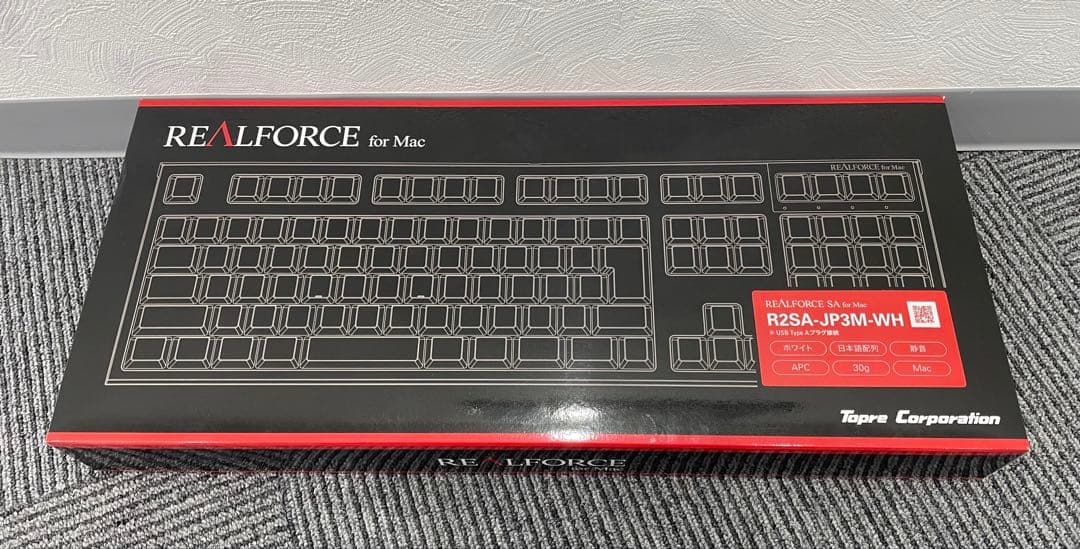 キーボード REALFORCE for Mac R2SA-JP3M-BK