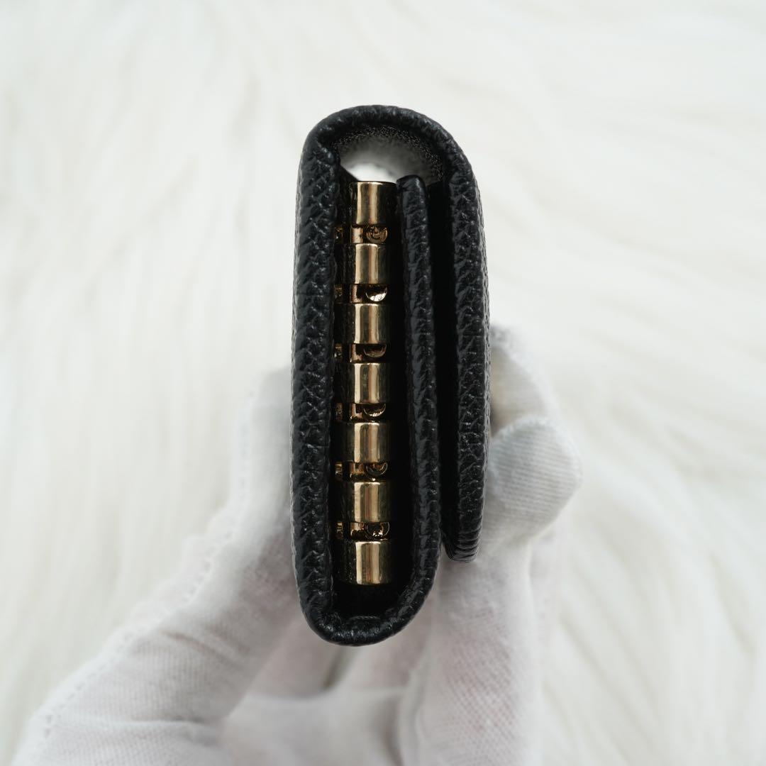 新品未使用品　箱付き　BVLGARI ブルガリ　キーケース　サークル金具　黒