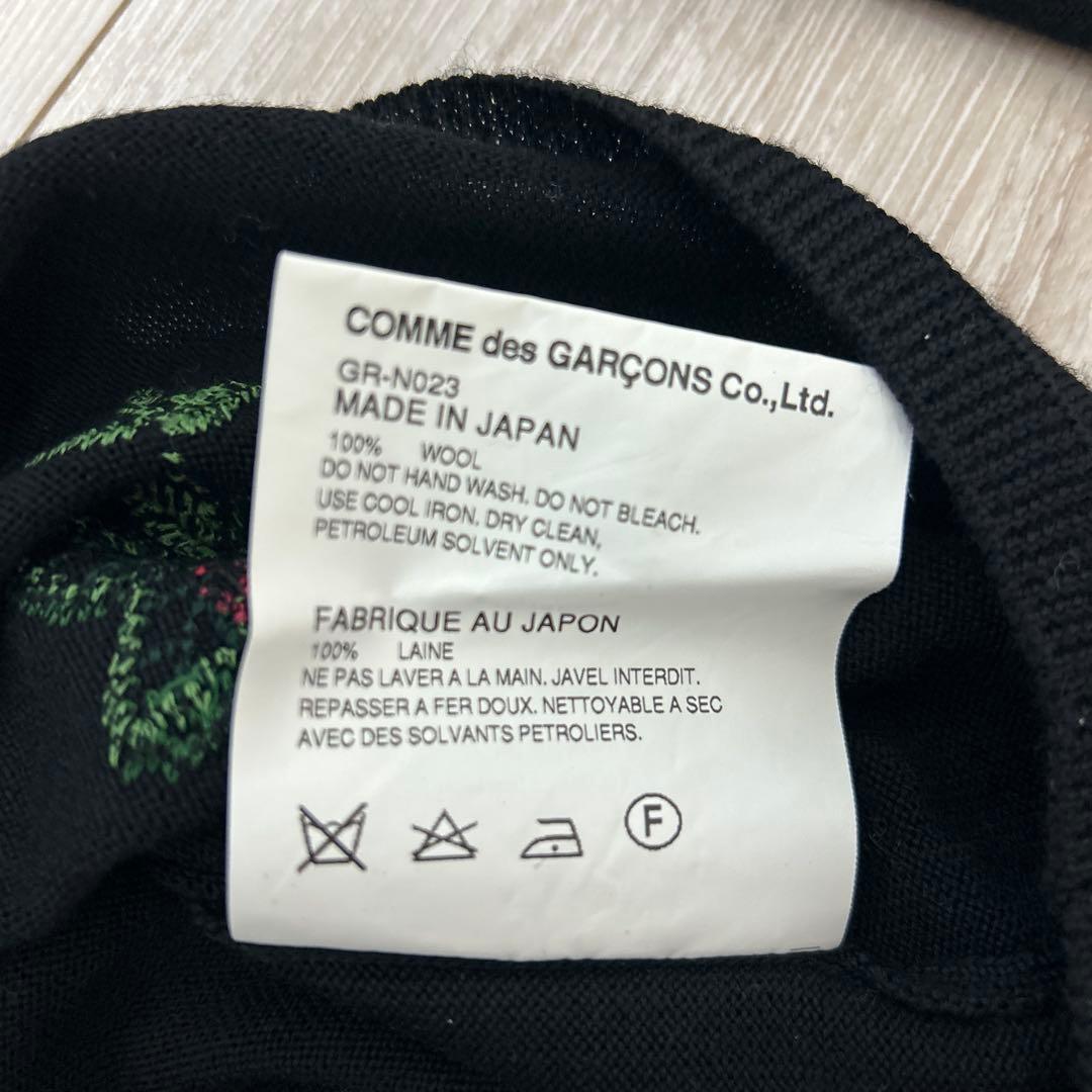 COMME des GARCONS コムデギャルソン　花柄刺繍ニット