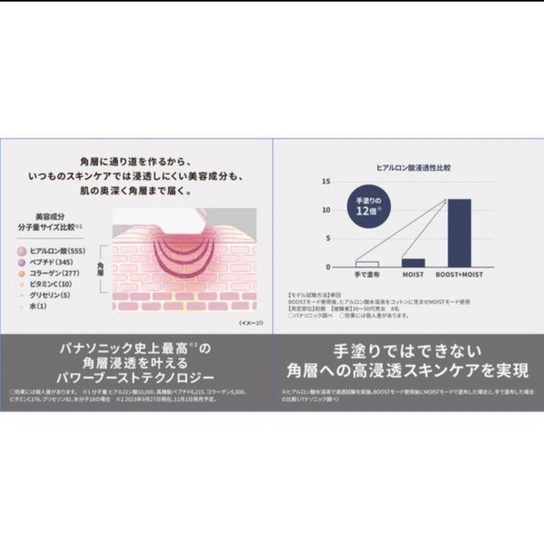パナソニック イオン美顔器 イオンブースト マルチ EX EH-SS85-W