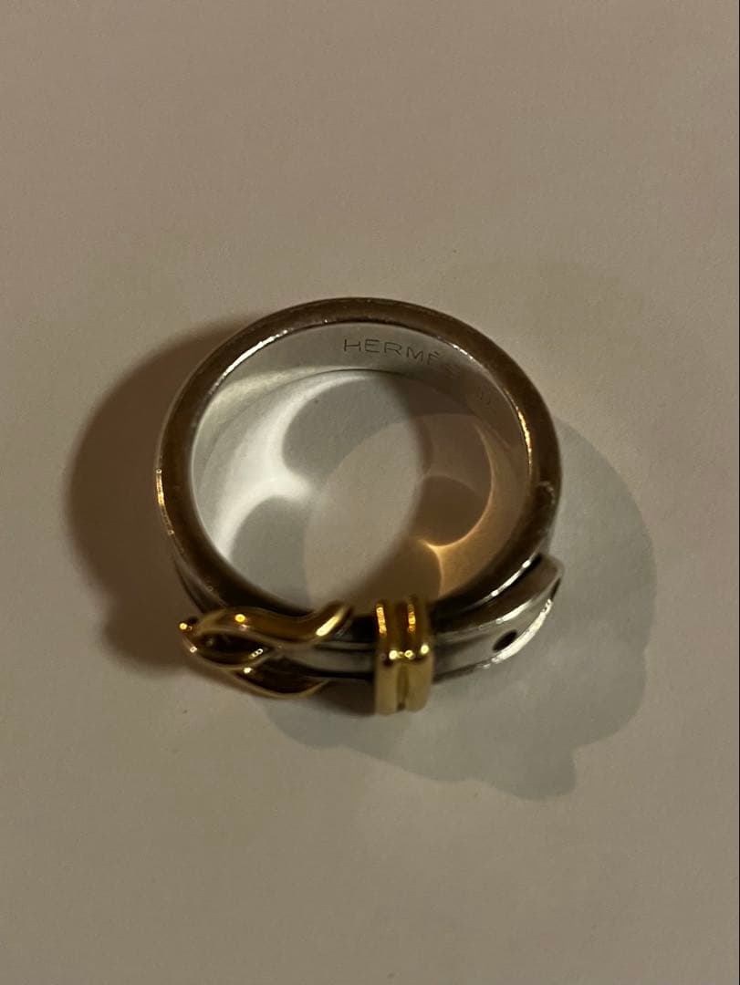 HERMES バックルデザインリング　925silver