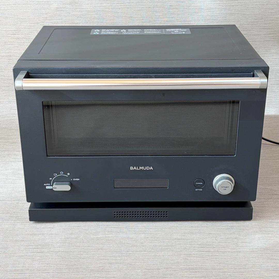 外観美品✨BALMUDA K04A-BK オーブンレンジ 訳あり 送料無料 匿名
