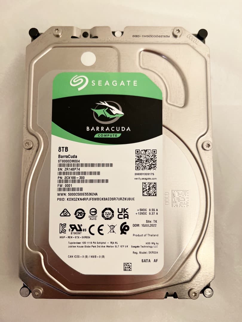 ★SEAGATE ST8000DM004 [8TB SATA600]★正常149