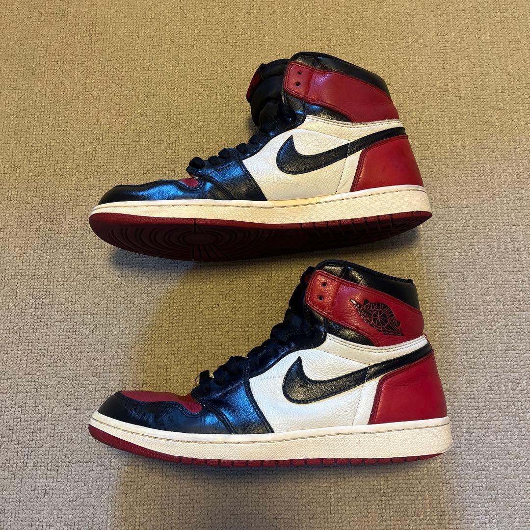 d*o様 AJ1 エアジョーダンワン retro high bred toe ブ