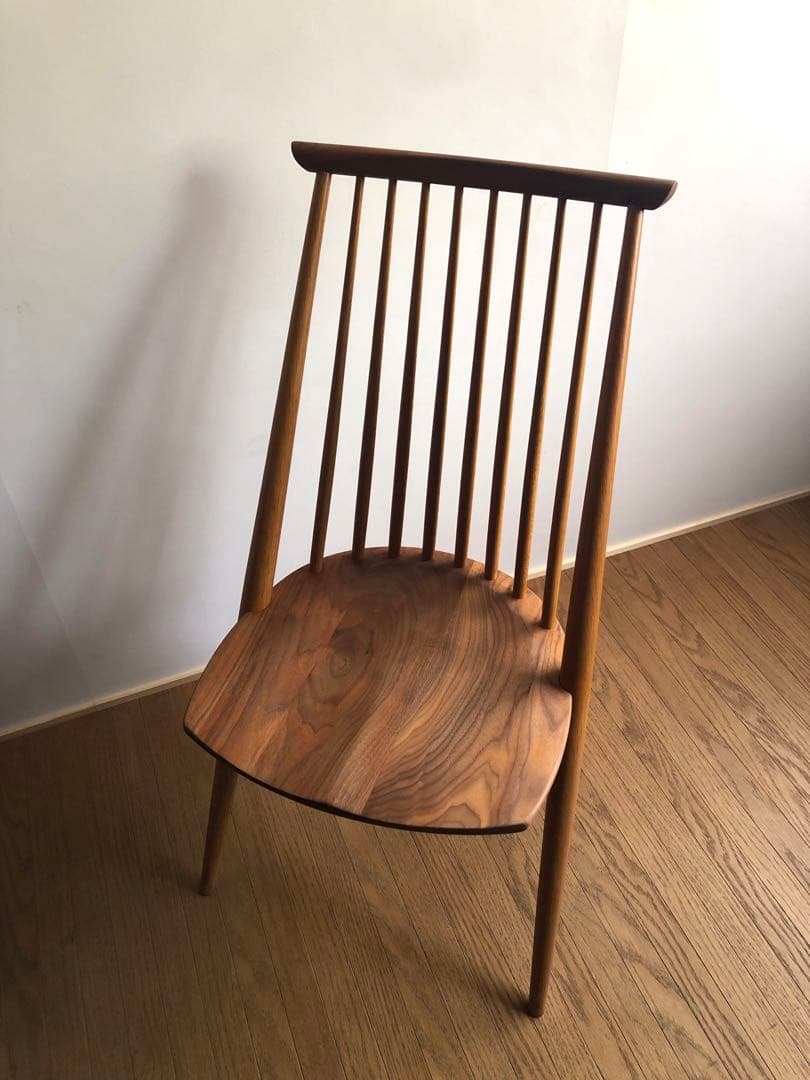 柏木工 シビルチェア1脚 ① ウォールナット&オーク無垢材 オイル仕様 飛騨高山