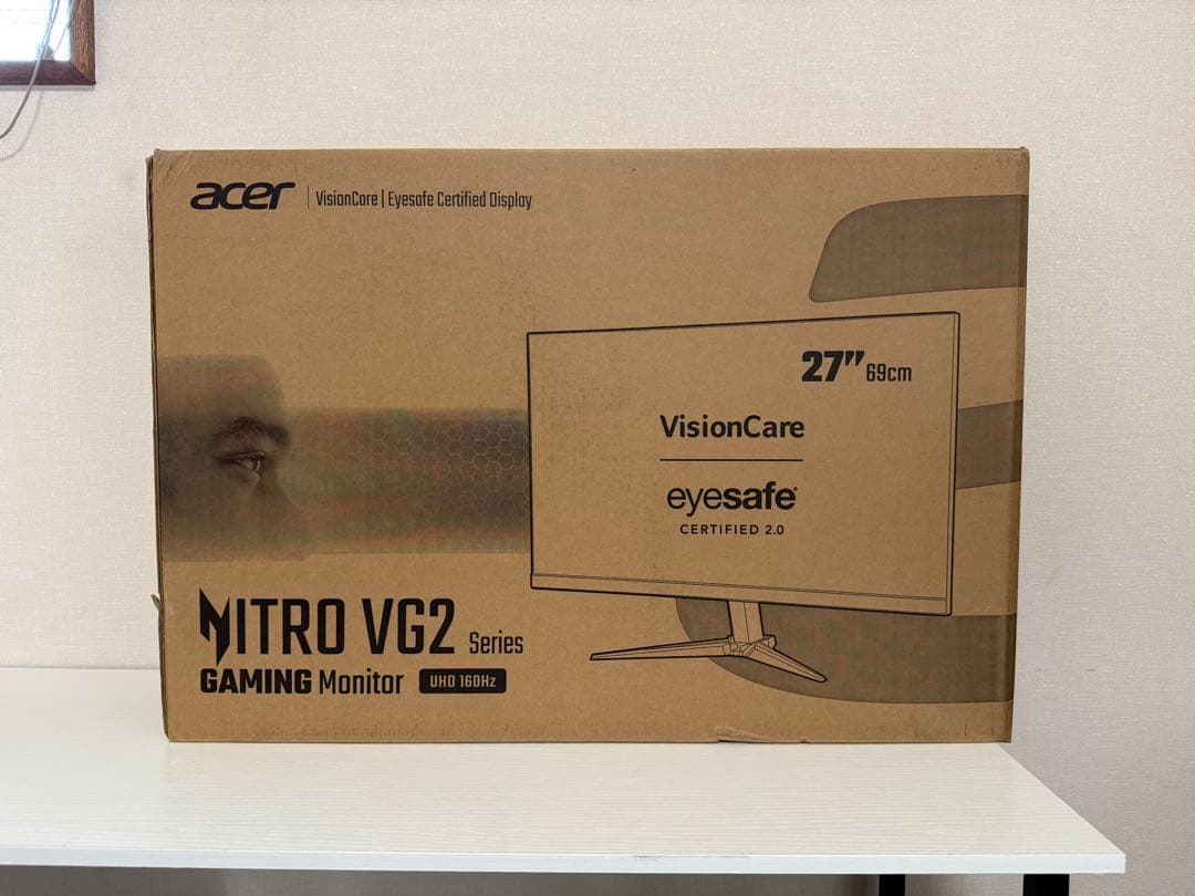 Acer Nitro 4K 160Hz 27インチ ゲーミングモニター
