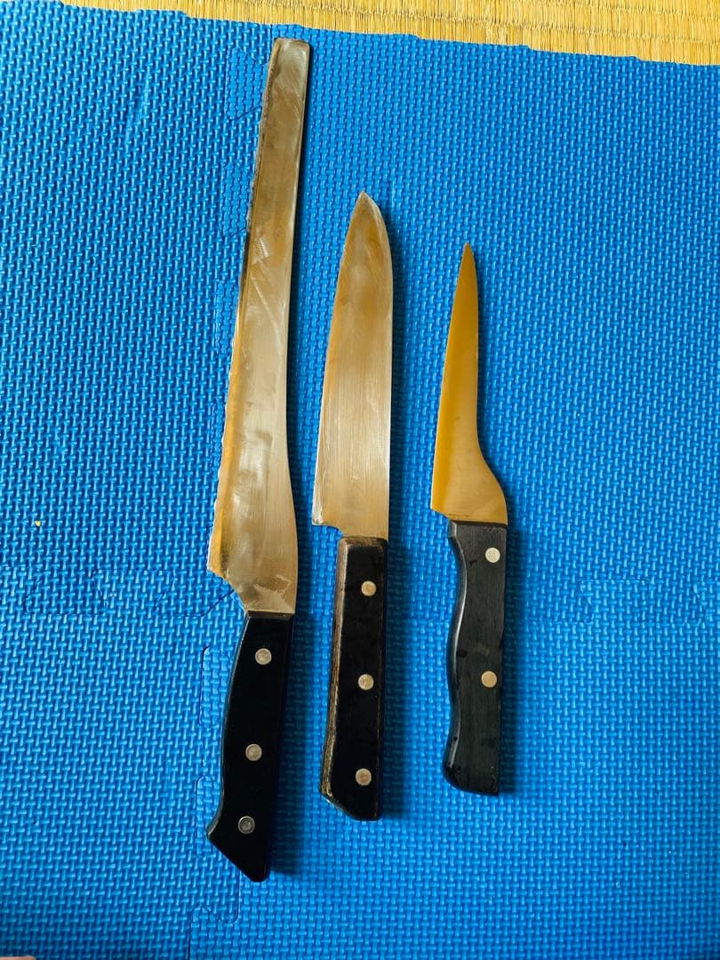 Glestain 包丁セット 3本 ステンレス鋼製