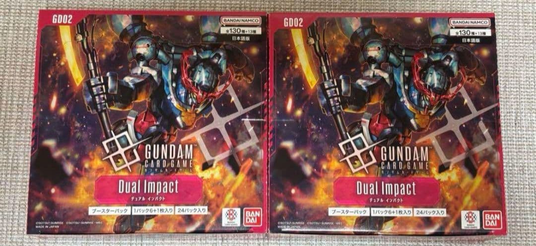 ガンダムカード Dual Impact 2BOX デュアルインパクト 新品未開封