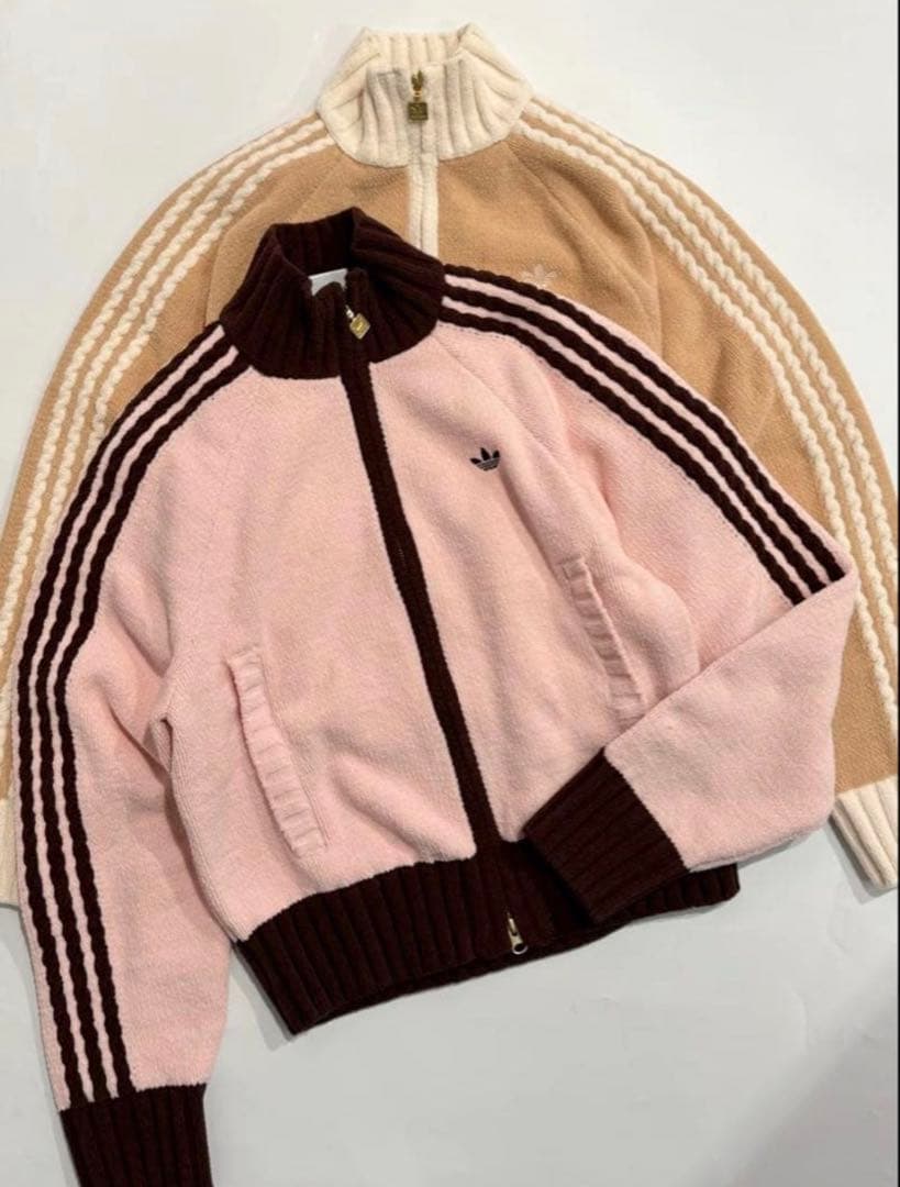 新品M Adidas W ニット トラックトップ ジャケット KV8867