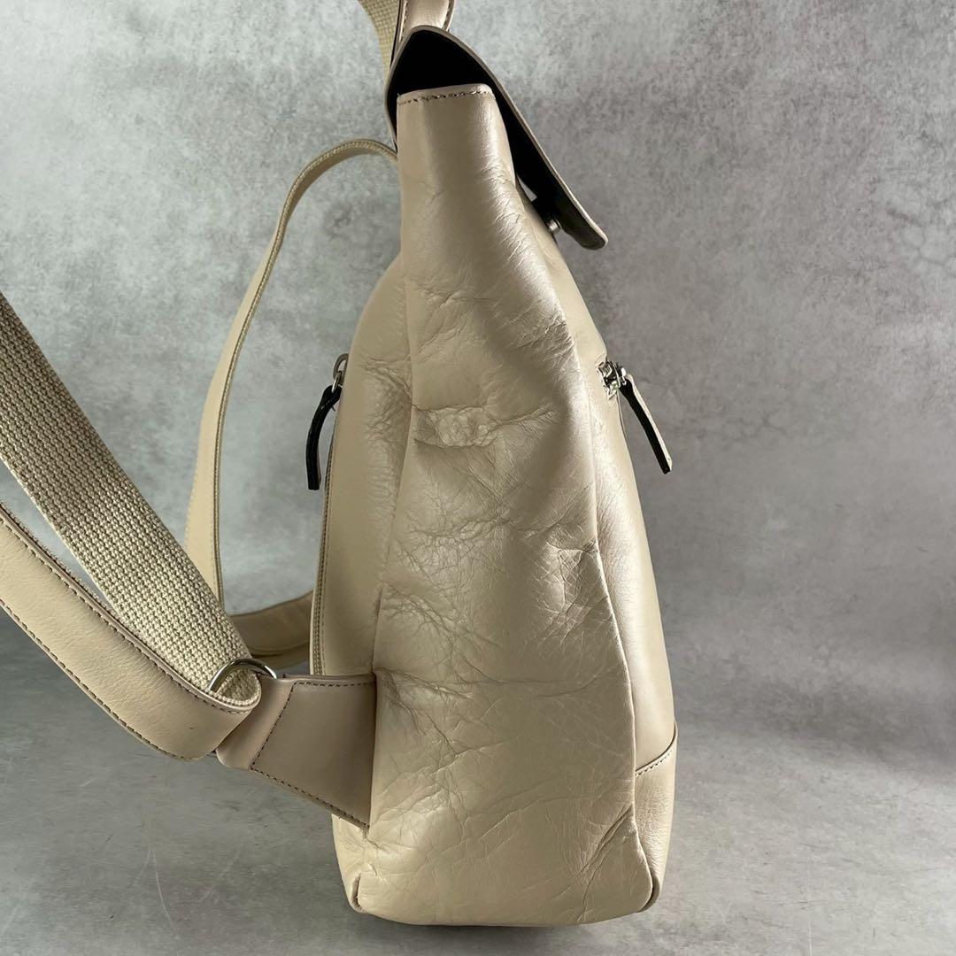 極美品✨キタムラ リュック バックパック オールレザー 本革 Kロゴ 大容量