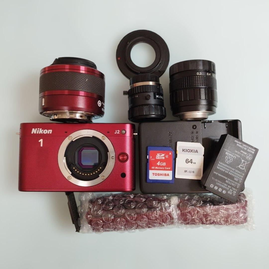 ［訳あり］NIKON1 J2 本体　10-30レンズ+その他　年末年始も発送可能