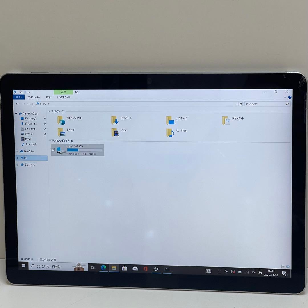 #073 Surface Go 2 モデル1826 Office付き