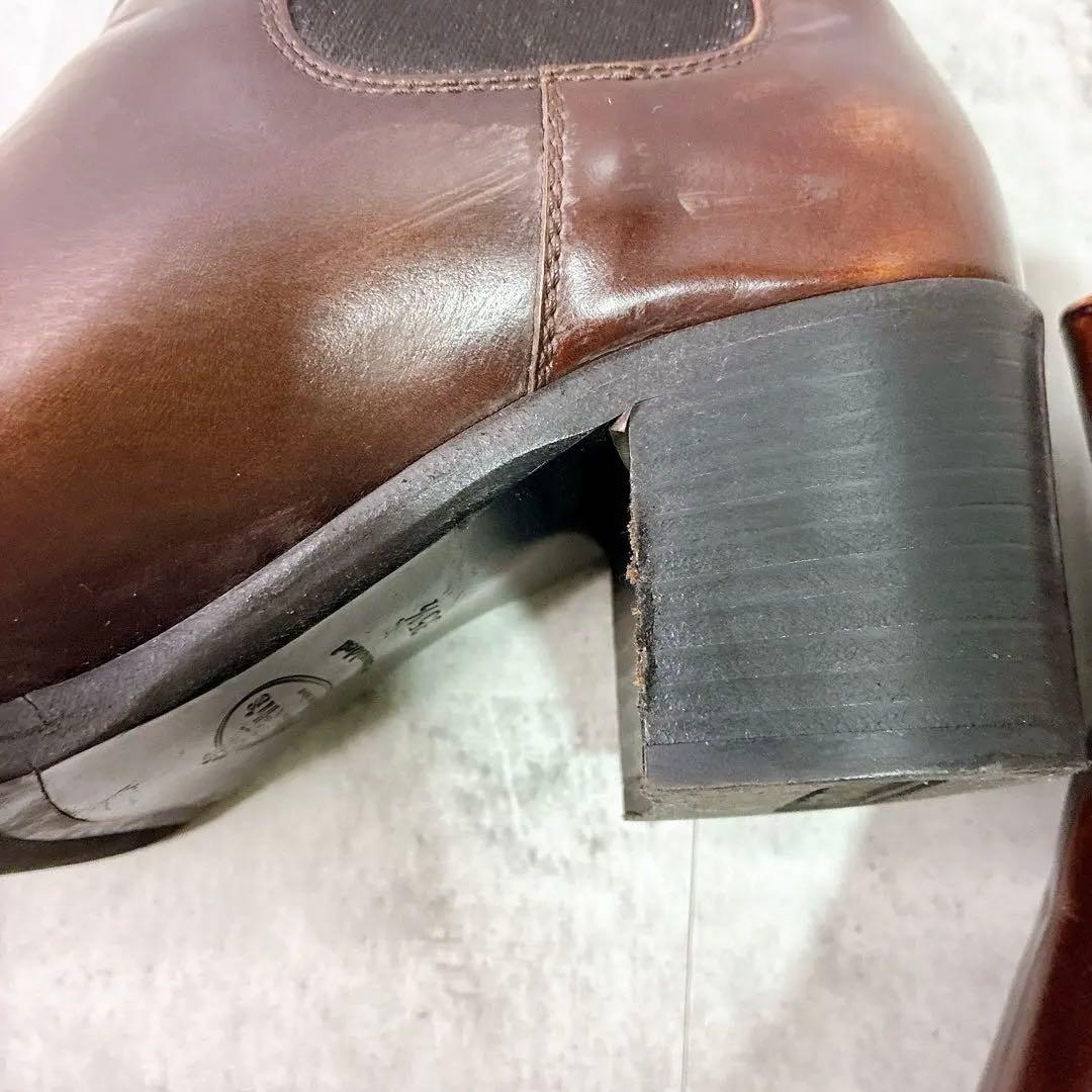 希少✨Church’s（チャーチ） サイドゴアブーツ レザー 22.5 ブラウン