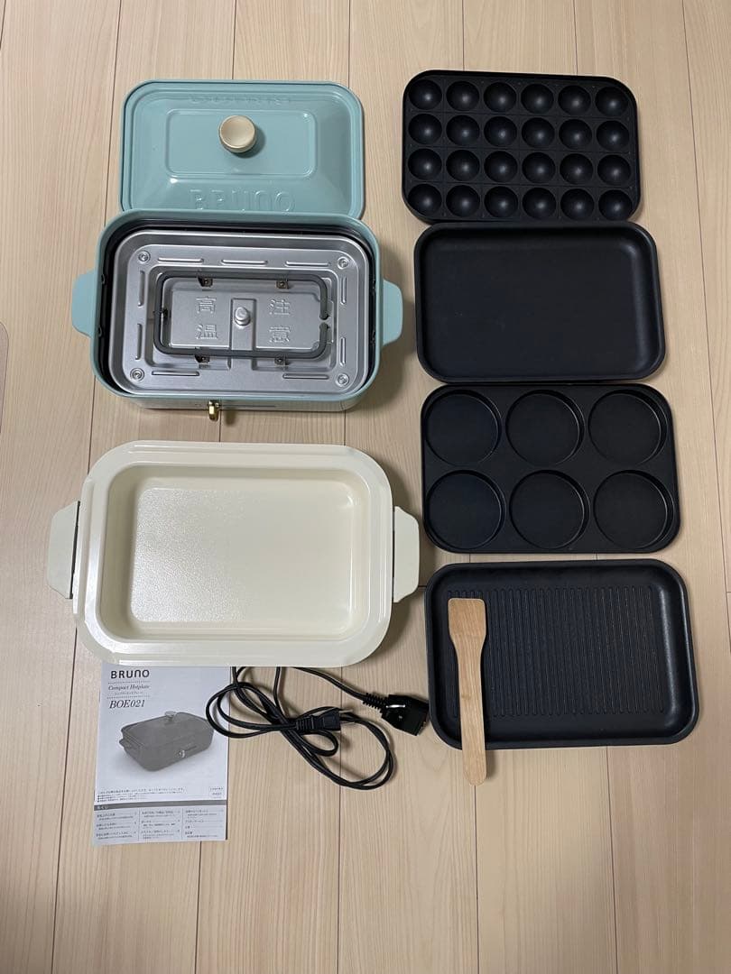 BRUNO ブルーノ　コンパクトホットプレート　セット　プレート5種