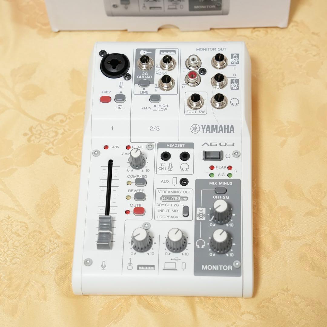 【超美品】YAMAHA AG03MK2 オーディオインターフェース